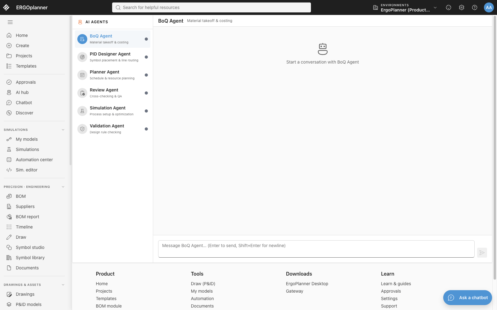 AI agent ecosystem with knowledge base collaboration
