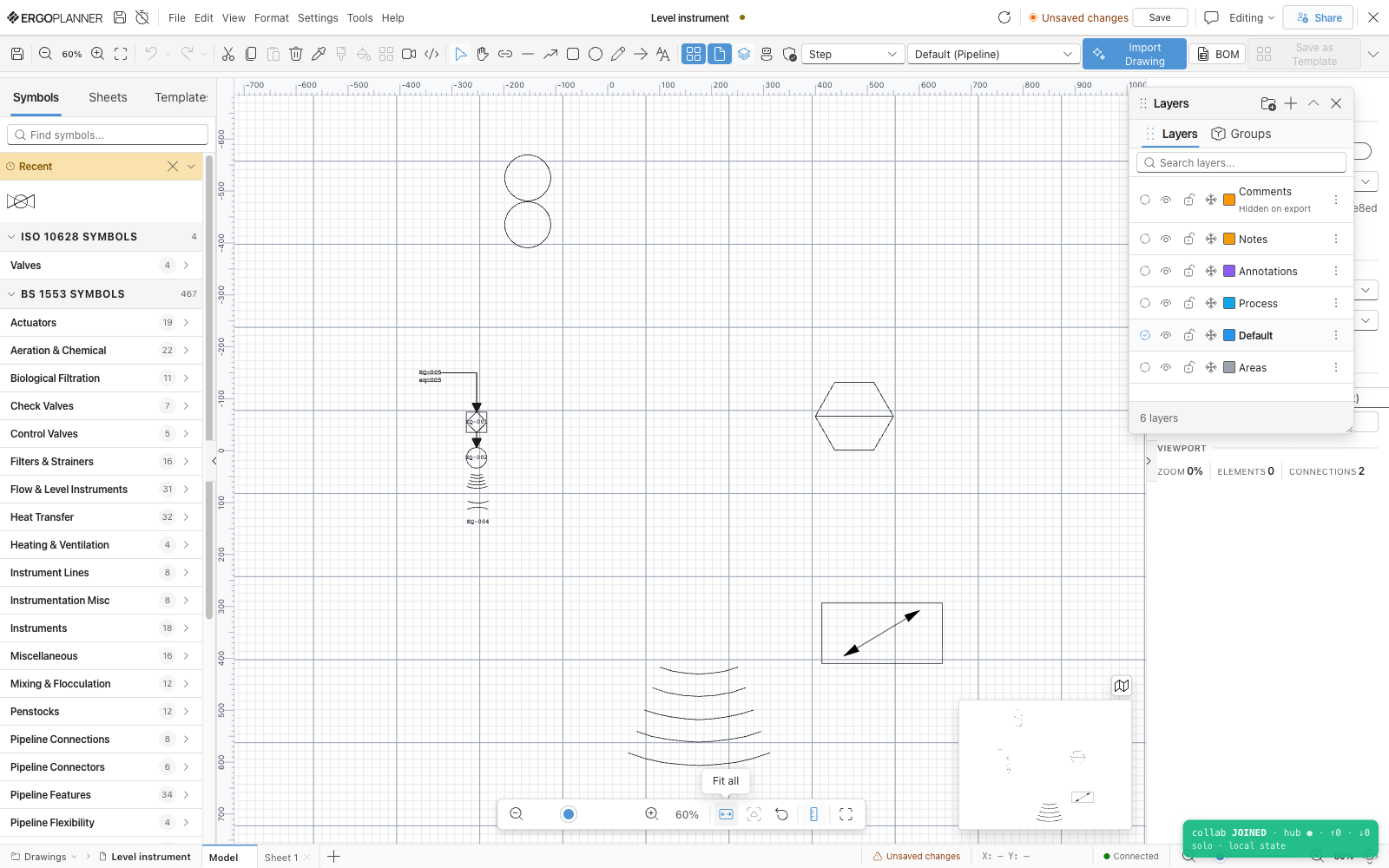 Multi-user real-time collaboration on engineering model